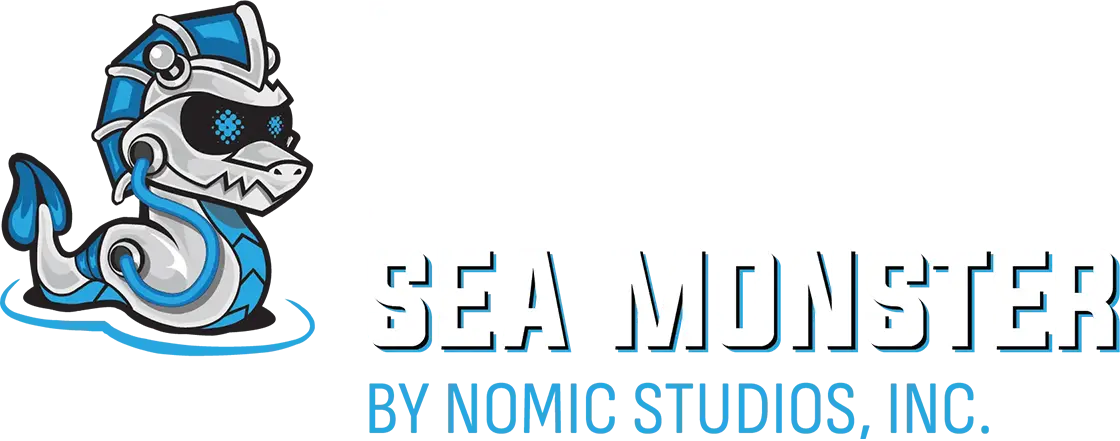 Robot Sea Monster logo